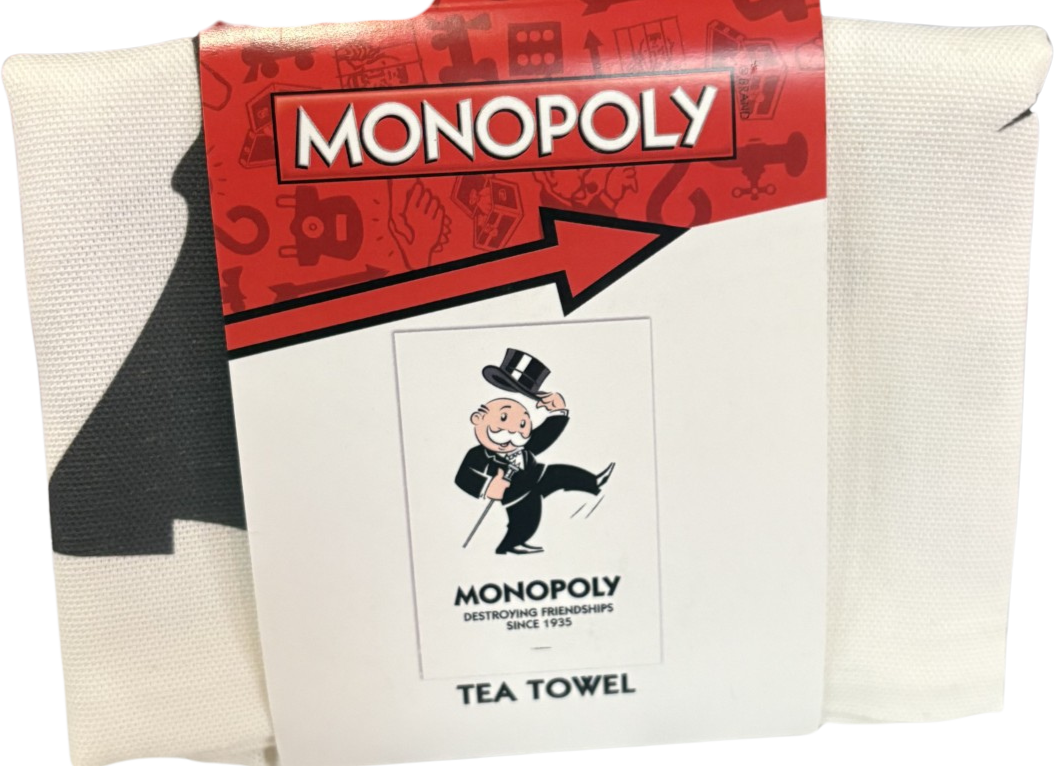 Mr Monopoly Tea Towel