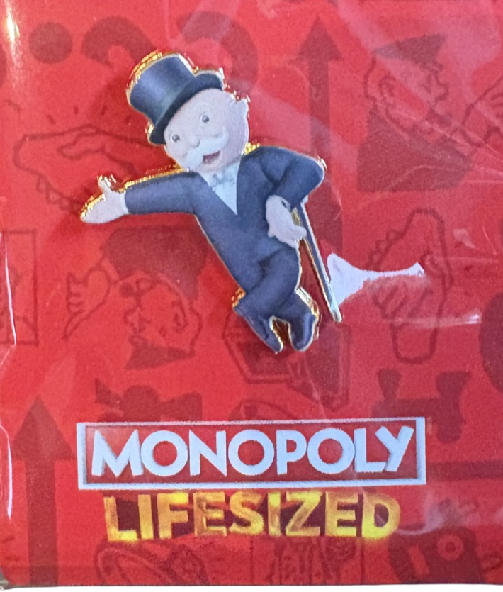 Monopoly Lifesized Pin Badges