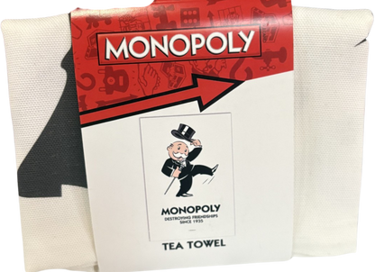 Mr Monopoly Tea Towel