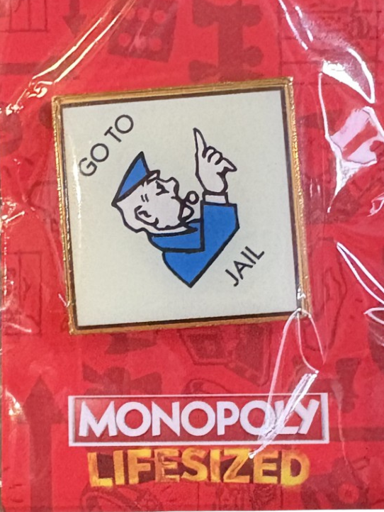 Monopoly Lifesized Pin Badges