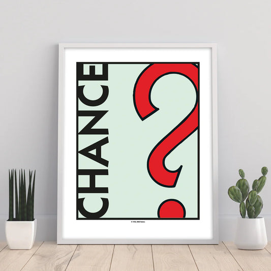 Monopoly Chance Print