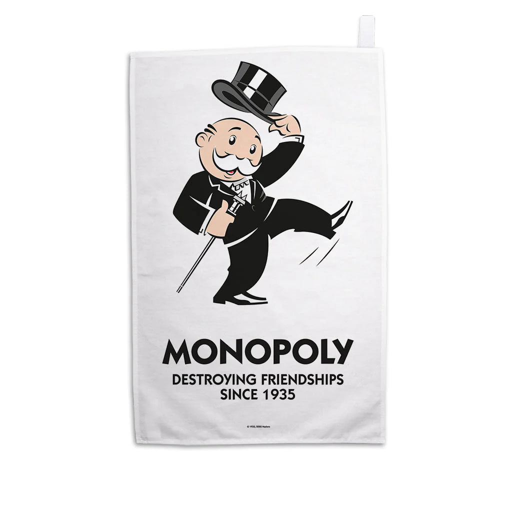 Mr Monopoly Tea Towel