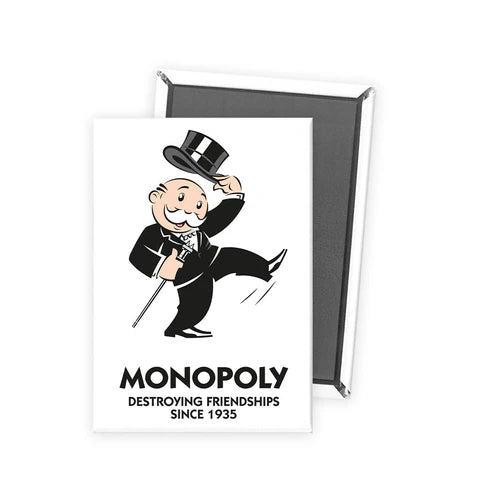 Mr Monopoly Hat Kick Magnet