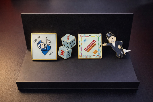 Monopoly Lifesized Pin Badges